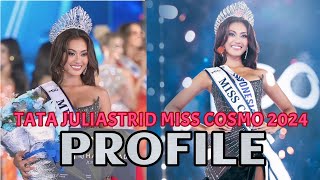 Profil Ketut Permata Juliastrid Pemenang Miss Cosmo 2024 [upl. by Arykahs]