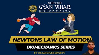 Newtons law of motion  Biomechanics [upl. by Tamah]