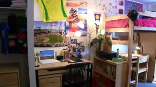 Tour of UCSC John R Lewis College triple room [upl. by Aivatal]