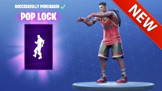 NEW POP LOCK EMOTE ITEM STORE UPDATE JUNE 22 2018  Fortnite Battle Royale [upl. by Maxentia]