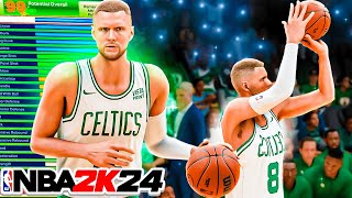 NBA 2K24  UNLOCK 73 KRISTAPS PORZINGIS GLASS CLEAINING 3 LEVEL THREAT BUILD [upl. by Semajwerdna646]