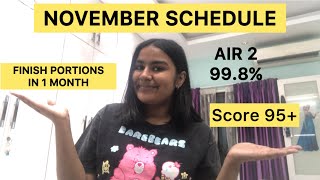 November Schedule to finish portions and score 95  cbse cbseclass10 [upl. by Eesyak]