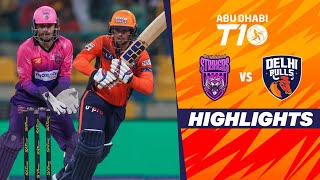 Delhi Bulls vs New York Strikers  Abu Dhabi T10  Match 18  Highlights  JioCinema amp Sports18 [upl. by Yerg]