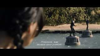 BADO ŽAIDYNĖS UGNIES MEDŽIOKLĖ Hunger Games Catching Fire Lithuanian trailer [upl. by Dunston]