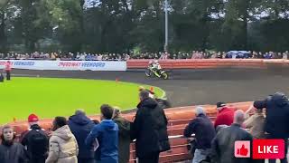 Speedway Veenoord 2023 Heat 2 SturzCrash Lars Skupien [upl. by Korrie958]