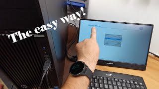 How to enter the Startup Menu on a HP Workstation  The easy way [upl. by Annatsirhc537]