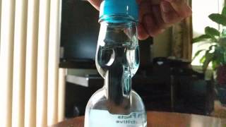 Slowmotion Opening RamuneCoddNeck Bottle [upl. by Affra]