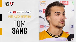 Post Match  Tom Sang reacts to defeat against Cheltenham Town [upl. by Angelica]