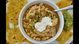 White Bean Chili Chicken Recipe  Best Recipe [upl. by Eiralih]