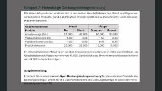 Akademie Lehrvideo Mehrstufige Deckungsbeitragsrechnung [upl. by Leda4]