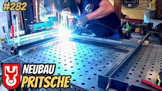 Hauptrahmen und kaputte Traversen  NEUE Pritsche UNIMOG 2010 Bierdeckel bleiben  vlog 282 [upl. by Leahcam]