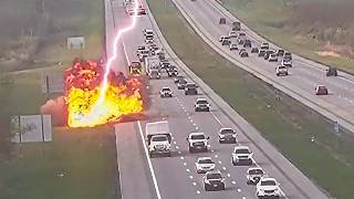 100 Incredible Lightning Strikes Caught on Camera [upl. by Archie]