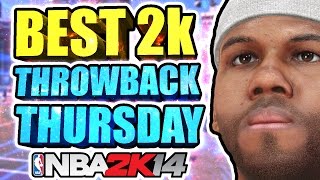 BEST 2k EVER CREATED TBT  NEW PARK OMG • NBA 2K14 THROWBACK • DRIBBLE GAWD TRAVELS BACK IN TIME 😂 [upl. by Mozza981]