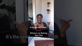 Relaxers are ruining your hair naturalhair curlyhair hairdamage relaxerhair shorts [upl. by Agostino]