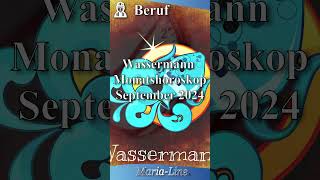 Wassermann BERUF 👷‍♀️ Horoskop September 2024 [upl. by Parrie]