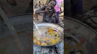 So delicious 😋🍲‼️ See how Hadza cooks their favorite meal today middle of nowhere ‼️😲hadzabetribe [upl. by Toni]