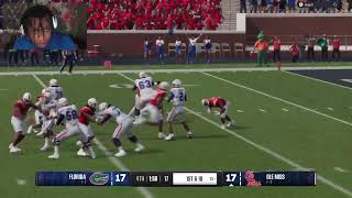 NCAA25 COACH WOOD vs Ole Miss [upl. by Enelra612]