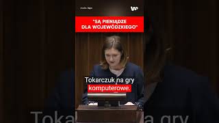 Gembicka wzburzona w Sejmie Są pieniądze dla Wojewódzkiego [upl. by Eenor]