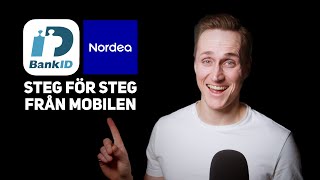 Bank ID  Beställa nytt BankID Steg för Steg Nordea via Mobilen [upl. by Ahtanamas820]