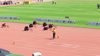 2023 World Abilitysport Games 100m T54 U20 Final [upl. by Nerreg618]