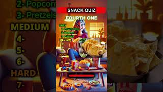 Can You Guess the Snacks 🍟🍫 quiz shorts [upl. by Annodal]