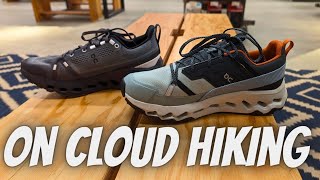 On Cloudsurfer Trail vs On Cloudhorizon Waterproof Trail Shoe Try On And Comparison [upl. by Newfeld]