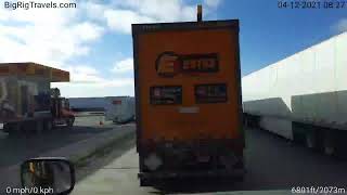 BigRigTravels LIVE  Rawlins to Wamsutter WY 41221 737 AM [upl. by Alleul]