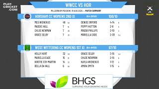 West Wittering CC Womens 1st XI v Horsham CC Womens 2nd XI [upl. by Ignatia]