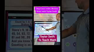 Taylor Swift Math Lesson math swiftie taylorswift taylorswifteras teacher learn learning ng [upl. by Chastain]