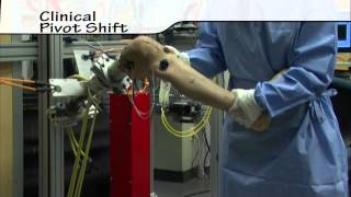 Cleveland Clinic BioRobotics Lab  Robotically Simulated Dynamic Pivot Shift Exam [upl. by Suiravat713]