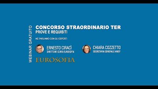 CONCORSO STRAORDINARIO TER [upl. by Arlee]