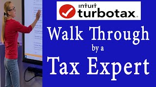 TurboTax  April 2024 Income Tax deadline How to file your taxes online Tutorial walkthrough [upl. by Islehc]