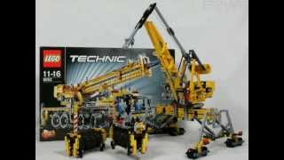 Lego Technic Set 8053 model B Harbour Crane review [upl. by Hannie]