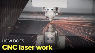 How does the CNC Fiber laser cutting machine work  Factories [upl. by Mareld]