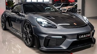 NEW 2024 Porsche 718 Spyder RS Weissach  Interior and Exterior Walkaround [upl. by Romo]