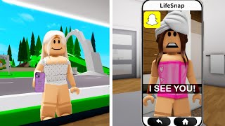 SPYING IN ROBLOX SNAPCHAT [upl. by Ayot]