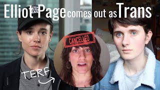 Elliot Page comes out as TRANS  Arielle Scarcella is MAD about it [upl. by Drahsar]