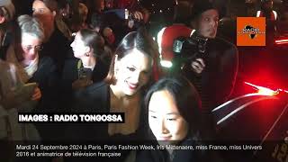 Mardi 24 Septembre 2024 à Paris Paris Fashion Week Iris Mittenaere [upl. by Namus]