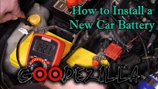 New Optima Battery and Fixing Slow Engine Start  R32 Skyline [upl. by Laresa285]