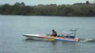 Outlaw Dragboat Racing On The Caloosahatchee River in Alva Florida [upl. by Eicyak]