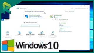 Systemsteuerung amp EinstellungsApp öffnen 💻 TUTORIAL Windows 10🇩🇪 [upl. by Birch317]