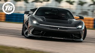 FIRST DRIVE Pininfarina Battista – 24m 1900bhp hyperEV driven on road and track  Top Gear [upl. by Thorfinn]