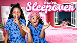 SLEEPOVER WITH MY SISTER GONE WRONG [upl. by Saixela]