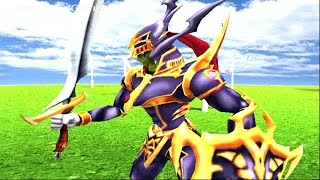 YuGiOh Duel Monsters  Black Luster Soldier Attack Animation [upl. by Pirbhai408]