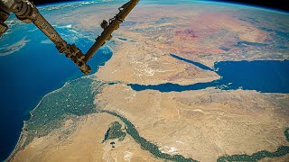 ISS Timelapse  From Gulf of Guinea to Lake Balkhash 22 Jul 2024 [upl. by Hirschfeld]