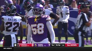 Minnesota Vikings Highlights vs Houston Texans  2024 Regular Season Week 3 [upl. by Erodaeht16]