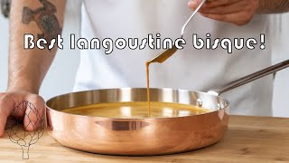 How to make a langoustine bisque sauce reduction and oil [upl. by Whitelaw944]