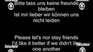 Tokio Hotel  Freunde Bleiben germanenglish text [upl. by Newberry554]