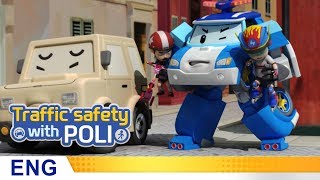 Trafficsafety with Poli  15How to ride safely [upl. by Balcer]