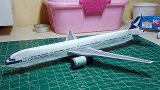 4G Airigami Boeing B777300 Cathay Pacific Airigami Assembly Tutorial [upl. by Meaghan514]